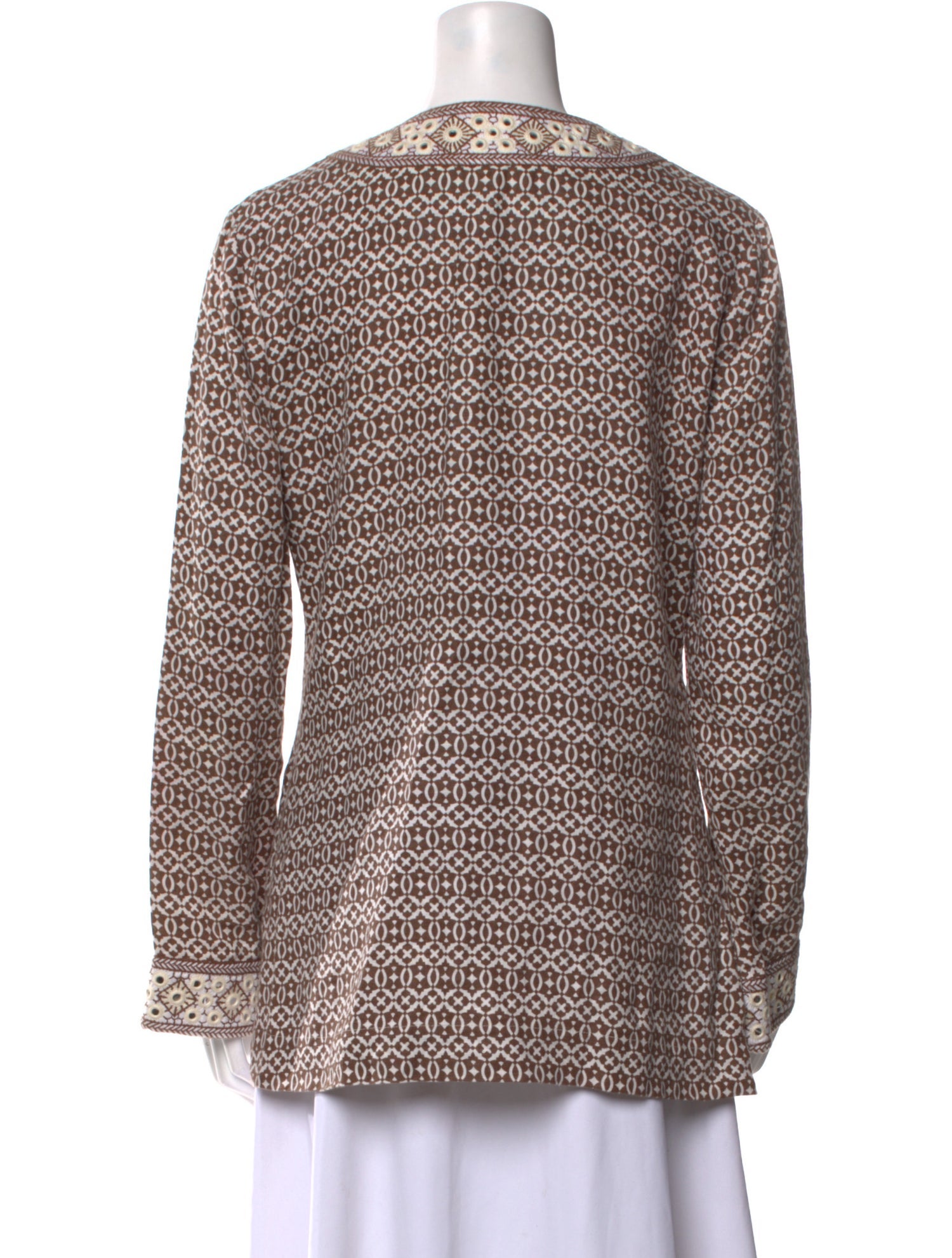 Tory Burch Linen Printed Tunic